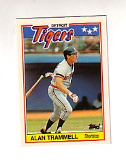 1988 Topps UK Minis Tiffany     079      Alan Trammell